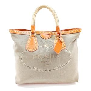 Prada Hand bag brown nylon